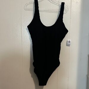 NWT Old Navy Classic Black One Piece Swim Suit